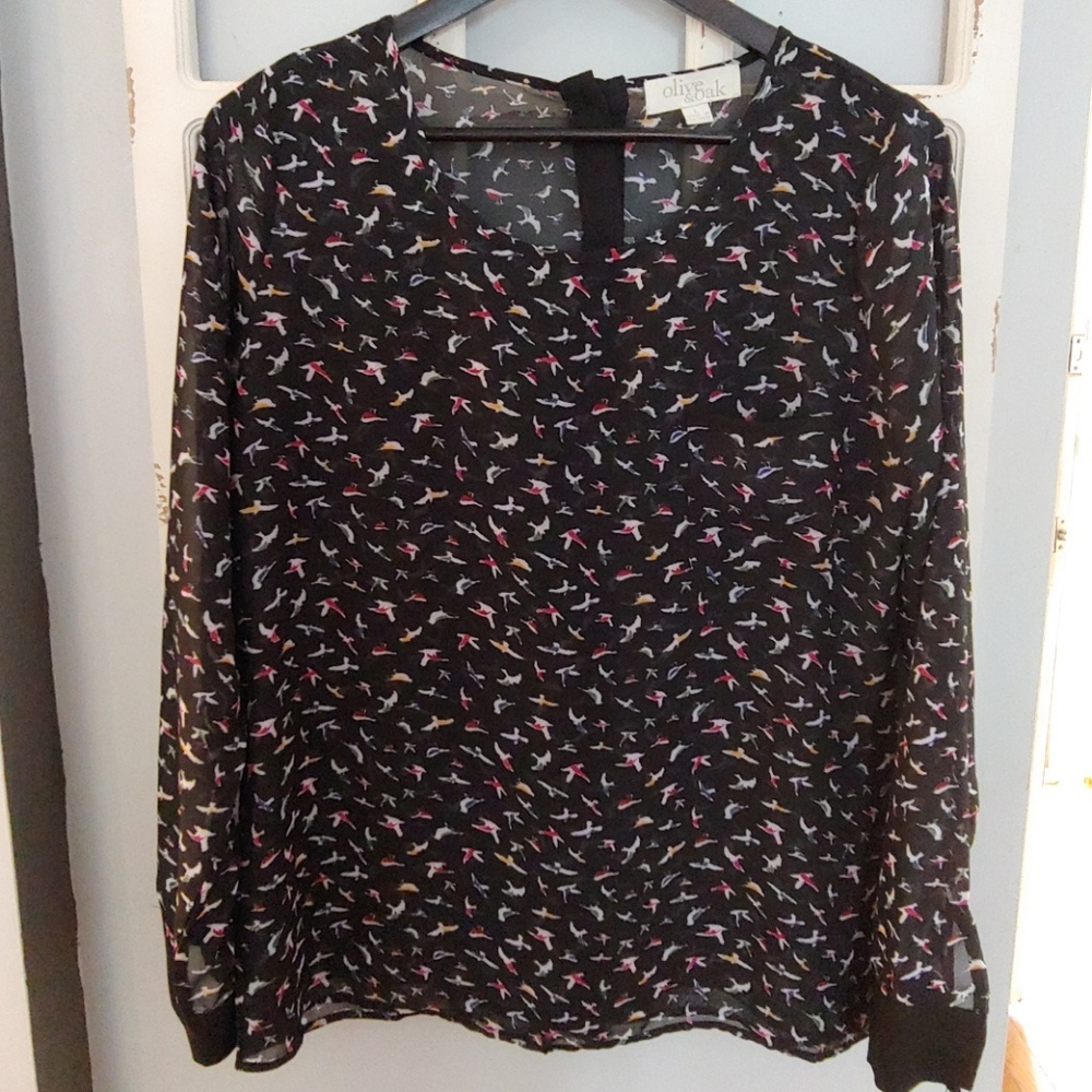 Olive and Oak Button Back top
